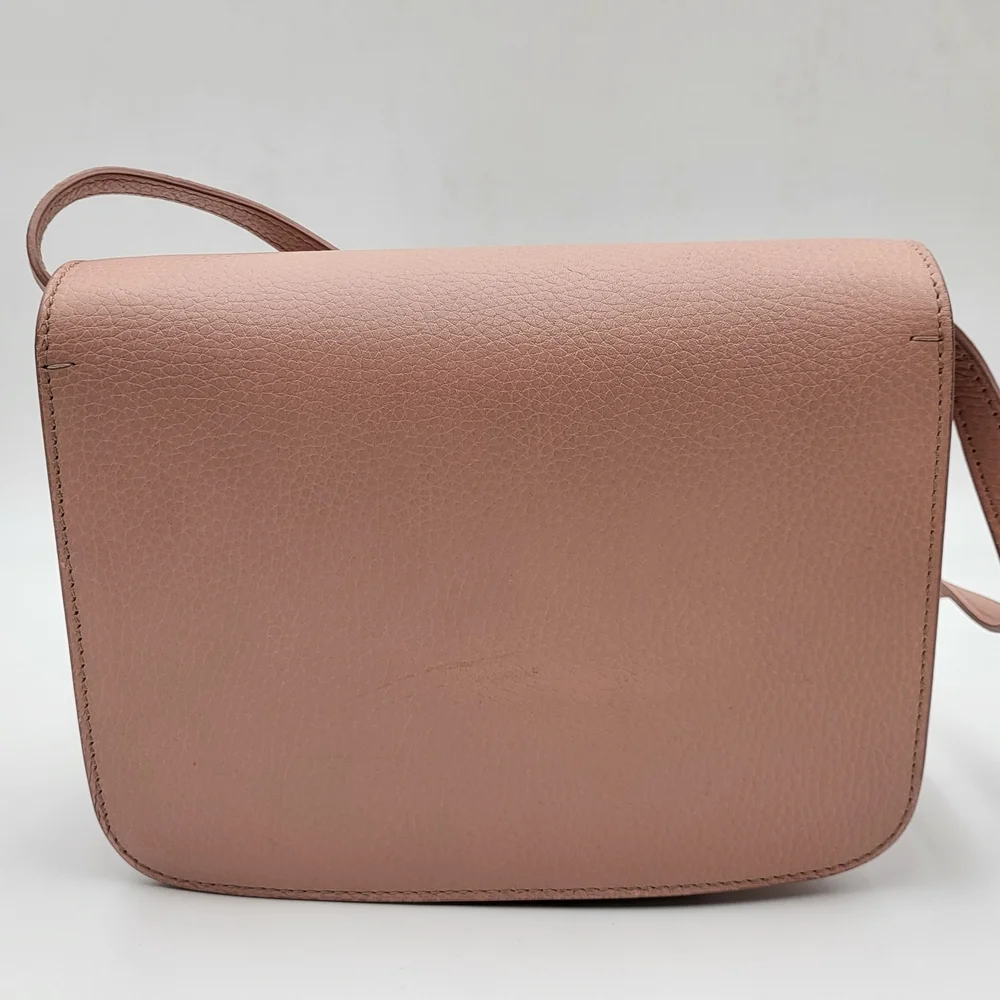 Burberry TB Logo-Plaque Calf Leather Shoulder Bag.. Authentic - Picture 3 of 16